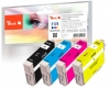 Peach Spar Pack Tintenpatronen kompatibel zu  Epson T1285, C13T12854010
