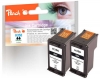 Peach Double Pack tête d'impression noir, compatible avec  HP No. 350*2, CB335EE*2